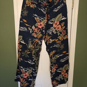 Floral Print Pants